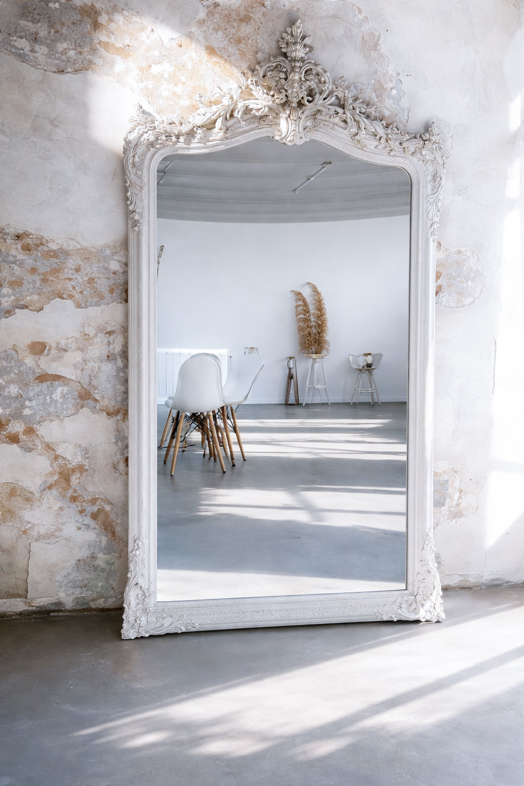 Innen Einrichtung Spiegelbild im Loftstudio